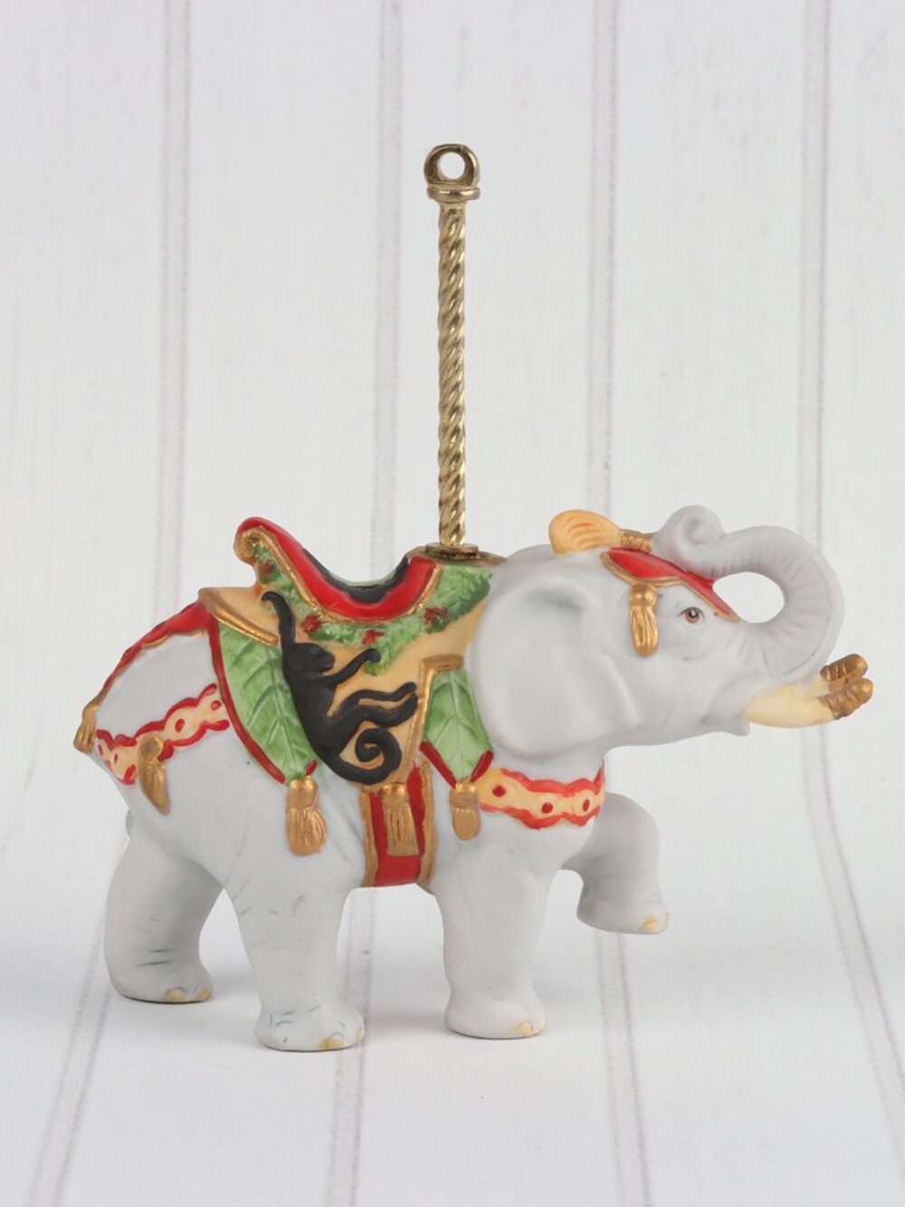 Vintage Lenox 1989 Elephant- The Christmas Carousel Collection